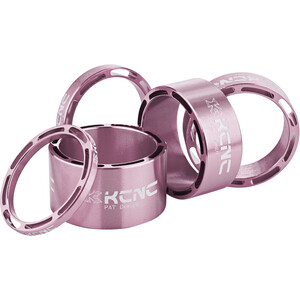 KCNC Hollow Design Steuersatz Spacer 1 1/8" 3/5/10/14/20mm pink