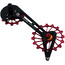 KCNC Jockey Wheel System pour Shimano 10/11 vitesses 14/16 Dents Roulement Sus, rouge