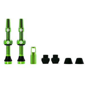 Muc-Off MTB & Road Tubeless Ventil Set 60mm grün grün