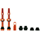 Muc-Off MTB & Road Kit de valves Tubeless 60mm, orange