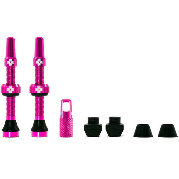 Muc-Off MTB & Road Tubeless Ventil Set 60mm pink