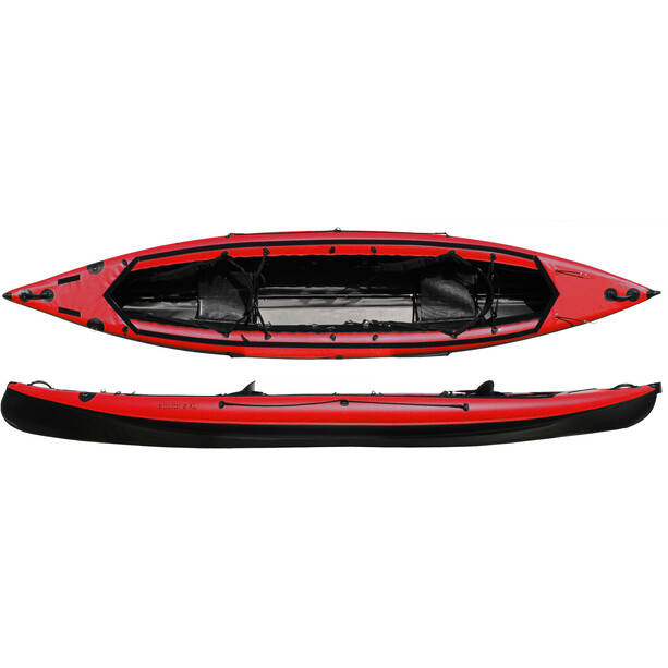 nortik scubi 2 XL Båd, rød/sort