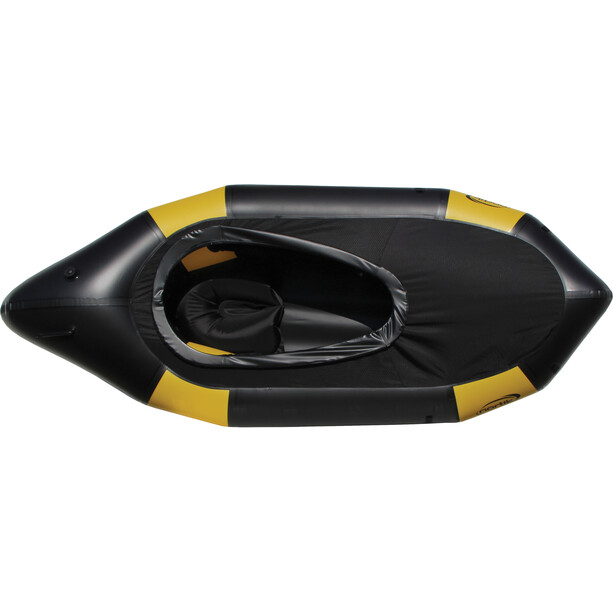 nortik TrekRaft Expedition Barca con Cubierta, negro/amarillo
