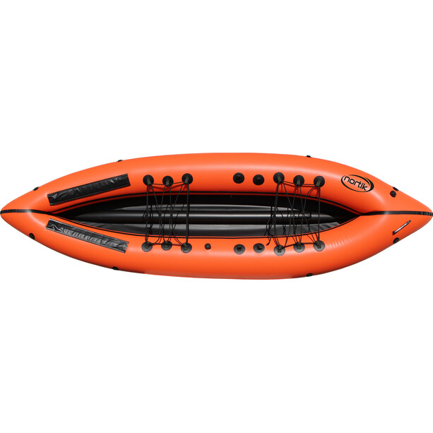 nortik Duo Expedition PackRaft Barca, arancione/nero