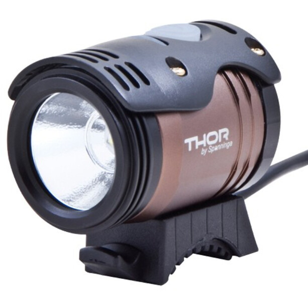 spanninga Thor 1100 Reflektor przedni, czarny/brązowy