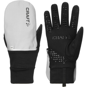 Craft Hybrid Weather Handschuhe silber/schwarz silber/schwarz