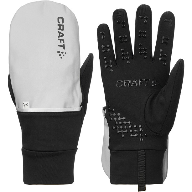 Craft Hybrid Weather Handschuhe silber/schwarz