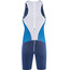Z3R0D Racer Combinaison de triathlon Homme, bleu/blanc