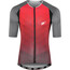 Z3R0D Racer Time Trial Koszulka triathlonowa Mężczyźni, czerwony/szary