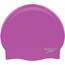 speedo Plain Moulded Silicone Cap purple/chrome