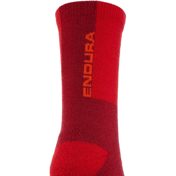 Endura BaaBaa Merino Winter Sock Men rust red