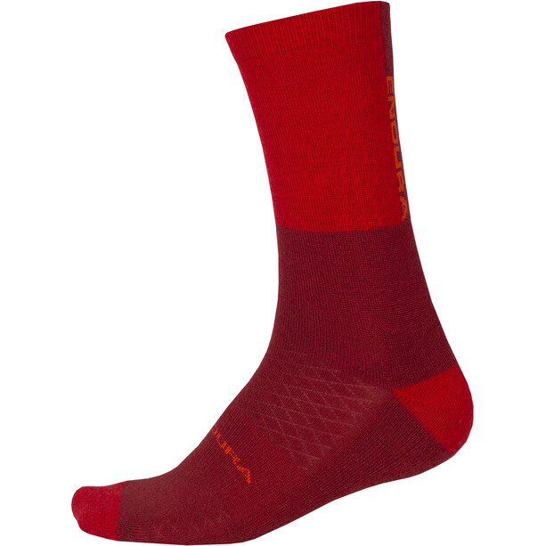 Endura BaaBaa Merino Winter Sock Men rust red