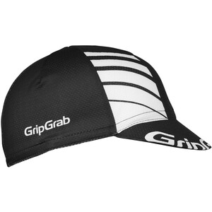 GripGrab Lightweight Sommer Fahrradkappe schwarz/weiß schwarz/weiß