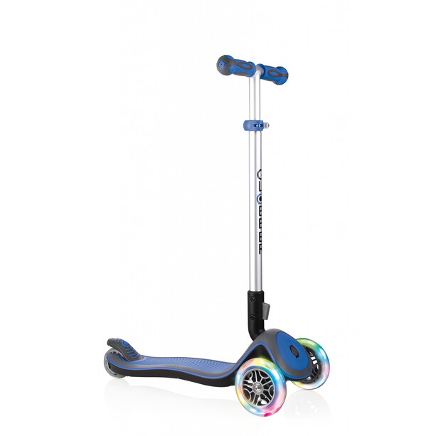 Globber Elite Deluxe scooter med batteriløse LED-hjul Barn Blå