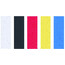 Profile Design Bar Wrap Cinta de manillar, Multicolor/negro