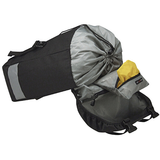 KlickFix Classic Lowrider Luggage Carrier Bag black