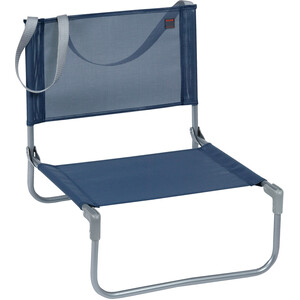 Lafuma Mobilier CB Chaise de plage avec Cannage Phifertex, gris/bleu gris/bleu