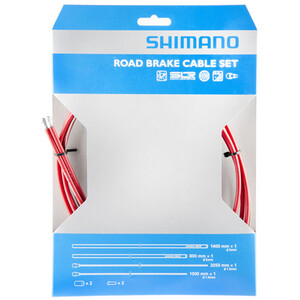 Shimano Road SIL-TEC Bremsekabel, rød rød