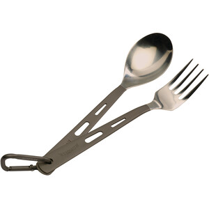 Nordisk Titanium Posate set con 1 forchetta e 1 cucchiaio 