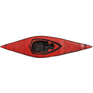 nortik scubi 1 Kayak Set Completo, rosso/nero rosso/nero