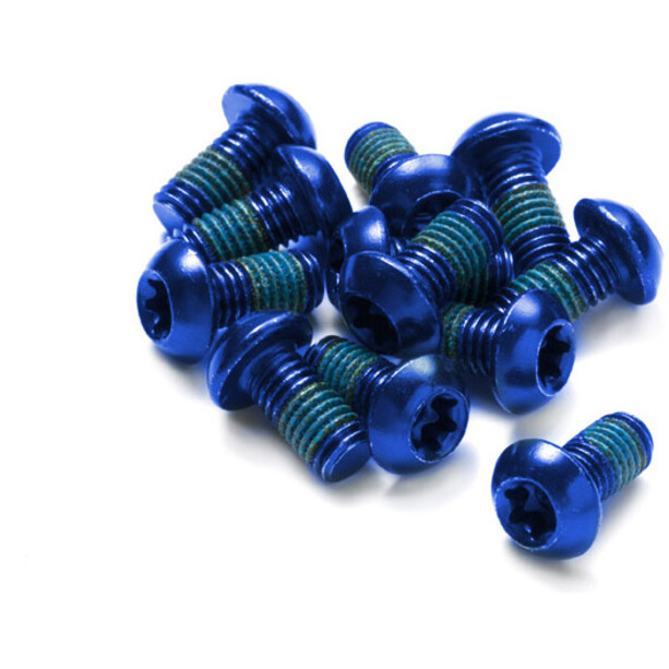 Reverse Schraubenset für Bremsscheiben 12 Stück blau